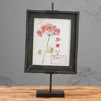 Рамка для фото Wooden Photo Frame On Iron Base - ракурс 2
