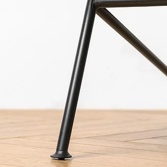 Кресло Capri Armchair, Black Matt Metal RM лён Olive Linen - ракурс 11