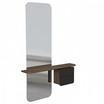 Зеркало One More Look Mirror Stand, Dark Oak крашеный мдф Anthracite Grey MDF