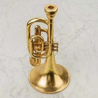 Подсвечник Trumpet Candle Holder Gold - ракурс 6