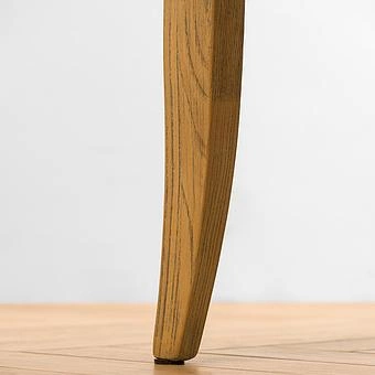 Стул Mami Dining Chair With Arms, Oak Brown полиэстер Maldives Blue - ракурс 12