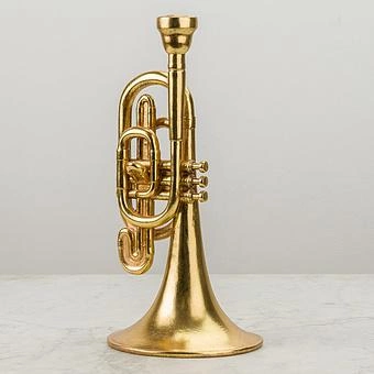 Подсвечник Trumpet Candle Holder Gold - ракурс 2