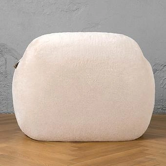 Кресло Snug Chair искусственный мех Big Bear Cream - ракурс 4