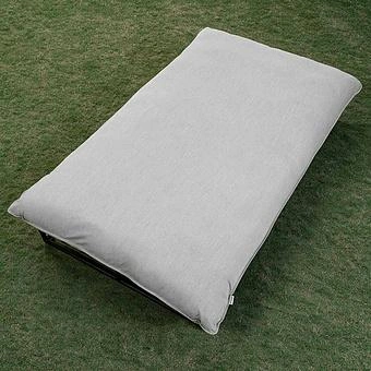 Садовый шезлонг-лежак Coral Lounger, Black акриловая ткань Lead Chine - ракурс 5