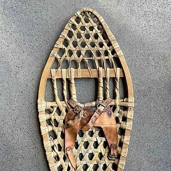 Винтажные снегоступы Vintage Pair of Canadian Snowshoes 5 - ракурс 5