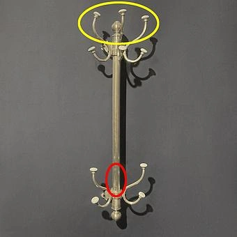 Настенная вешалка 2 Tier Multi Hook Small discount2 - ракурс 2