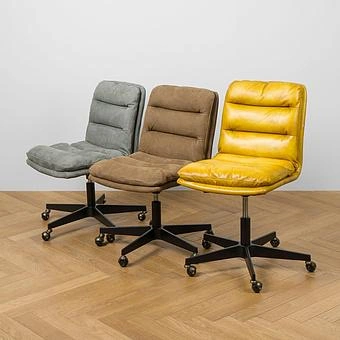 Кресло Coworking Office Chair RM натуральная кожа Anthracite Nubuck - ракурс 16