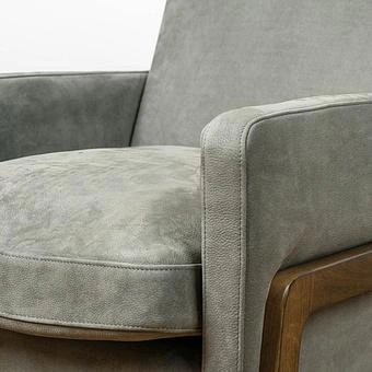 Кресло Cupertino Chair RM натуральная кожа Anthracite Nubuck