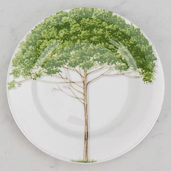 Тарелка Freedom Wood 2 Dessert Plate - ракурс 2