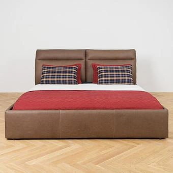 Двуспальная кровать-реклайнер Kosinski Motion Bed US King натуральная кожа Freehand Tipped Chocolate