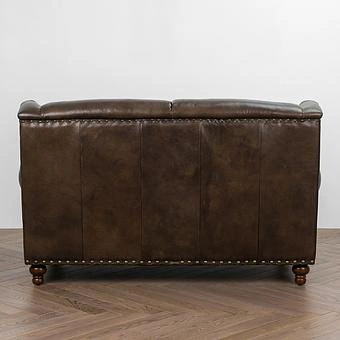 Двухместный диван Churchill 2 Seater RM натуральная кожа Antique Master - ракурс 4
