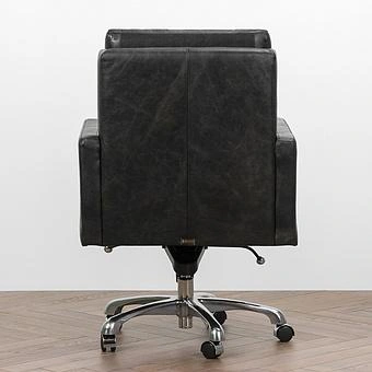 Кресло Hemingway Office Chair RM натуральная кожа Old Kaprys - ракурс 5