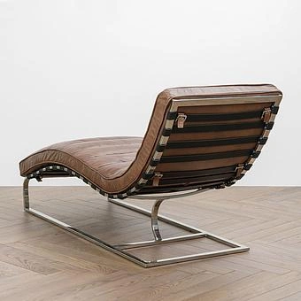Шезлонг Toledo Lounge Chair RM натуральная кожа Antique Master - ракурс 4