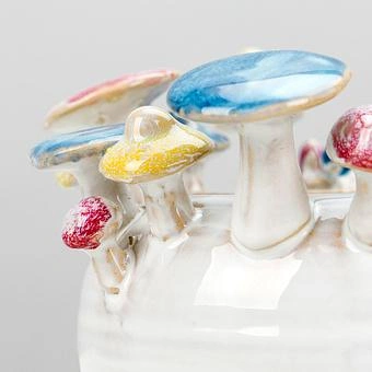 Кашпо Mushrooms Pot White - ракурс 3