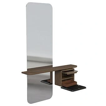 Зеркало One More Look Mirror Stand, Dark Oak крашеный мдф Anthracite Grey MDF - ракурс 2