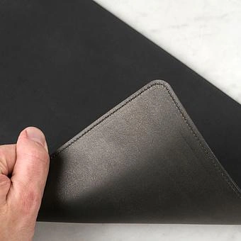 Коврик для стола Leather Desk Matt натуральная кожа Noire - ракурс 4