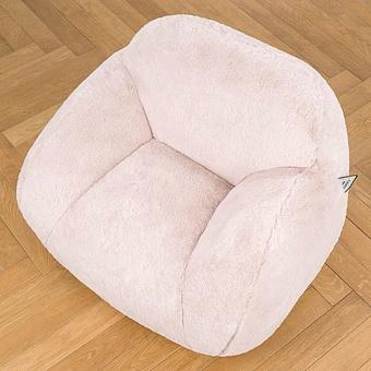 Кресло Baby Snug Chair искусственный мех Big Bear Pink - ракурс 5