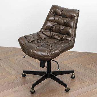 Кресло Madison Office Chair RM натуральная кожа Antique Master - ракурс 6