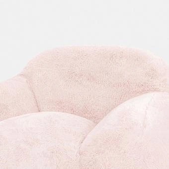 Кресло Baby Snug Chair искусственный мех Big Bear Pink - ракурс 6