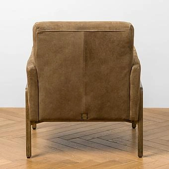 Кресло Cupertino Chair RM натуральная кожа Sand Nubuck - ракурс 5