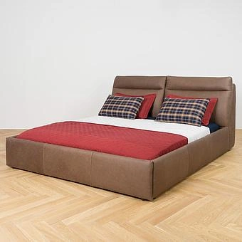 Двуспальная кровать-реклайнер Kosinski Motion Bed US King натуральная кожа Freehand Tipped Chocolate