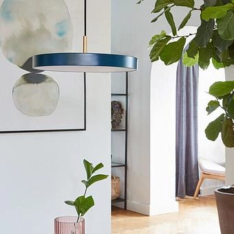 Подвесной светильник Asteria Hanging Lamp Mini алюминий Petrol Blue Aluminium - ракурс 3