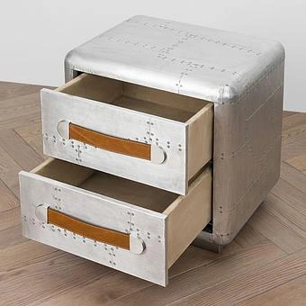 Тумба-сундук Legacy Side Table A натуральная кожа Gucci Brown - ракурс 6