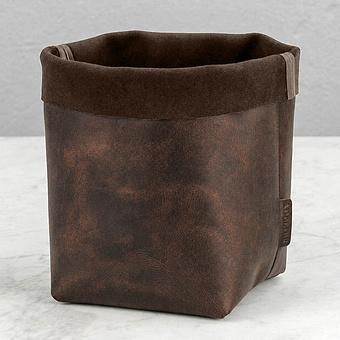 Корзина для хранения Leather Storage Basket Medium натуральная кожа Choko