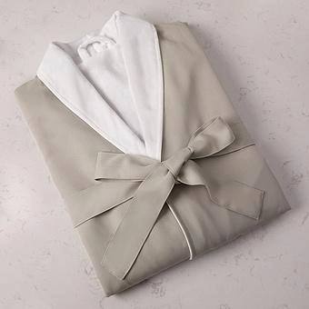 Халат домашний Premium Hotel Bathrobe With Pockets Beige XL - ракурс 4