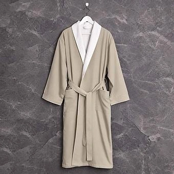 Халат домашний Premium Hotel Bathrobe With Pockets Beige XL