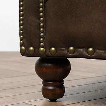 Двухместный диван Churchill 2 Seater RM натуральная кожа Antique Master - ракурс 7
