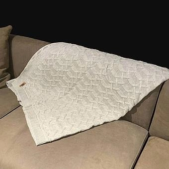 Плед Vermont Plaid Dark Beige 130x180 cm - ракурс 4