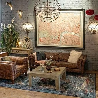 Трёхместный диван Verona 3 Seater, Oak Dark Brown натуральная кожа Autumn Brown - ракурс 13