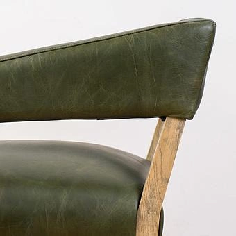 Стул Milano Chair натуральная кожа British Green - ракурс 8