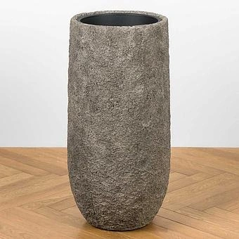 Кашпо Effectory Terra Tall Pot Grey Beige Large