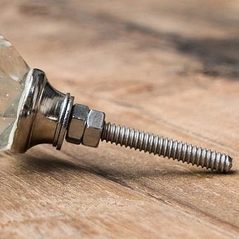 Набор из 5-ти мебельных ручек Set Of 5 Knobs Clear Glass Anvers - ракурс 13