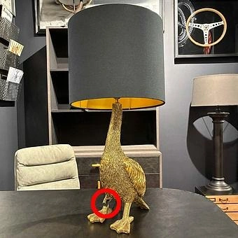 Настольная лампа с абажуром Lamp With Shade Howard discount2 - ракурс 2
