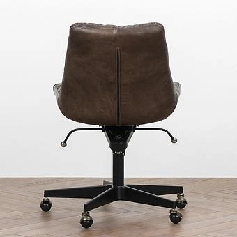 Кресло Madison Office Chair RM натуральная кожа Antique Master - ракурс 5