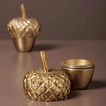Набор для специй Set Of 2 Salt And Pepper Golden Accorns - ракурс 3