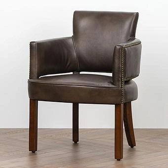 Стул New York Dining Chair RM натуральная кожа Antique Master