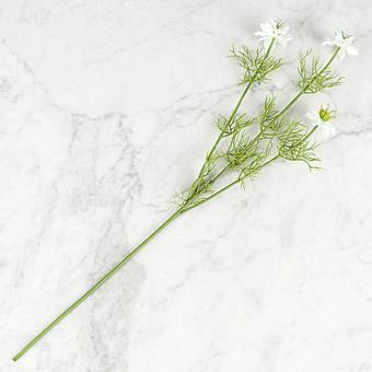 Искусственный цветок Nigella Alba 59 cm - ракурс 3