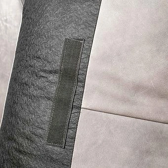 Трёхместный диван Patrick 3 Seater, Oak Sandwashed натуральная кожа Pale Grey - ракурс 13