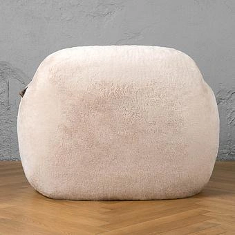 Кресло Snug Chair искусственный мех Big Bear Grey - ракурс 4