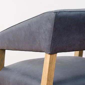 Стул Milano Chair натуральная кожа British Green - ракурс 11