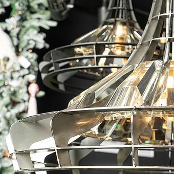 Подвесной светильник Vector Pendant Large сталь Natural Metal - ракурс 3