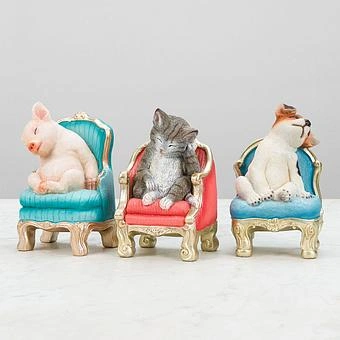 Статуэтка Dog On Armchair - ракурс 8
