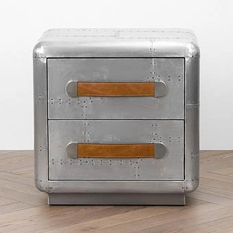 Тумба-сундук Legacy Side Table A натуральная кожа Gucci Brown - ракурс 2