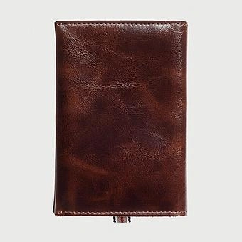 Обложка для паспорта Passport Cover натуральная кожа Vintage Cherry - ракурс 3