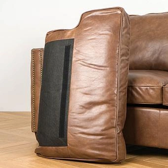 Двухместный диван Minister 2 Seater RM натуральная кожа Brown Franco - ракурс 11