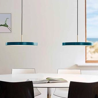 Подвесной светильник Asteria Hanging Lamp Medium алюминий Petrol Blue Aluminium - ракурс 10